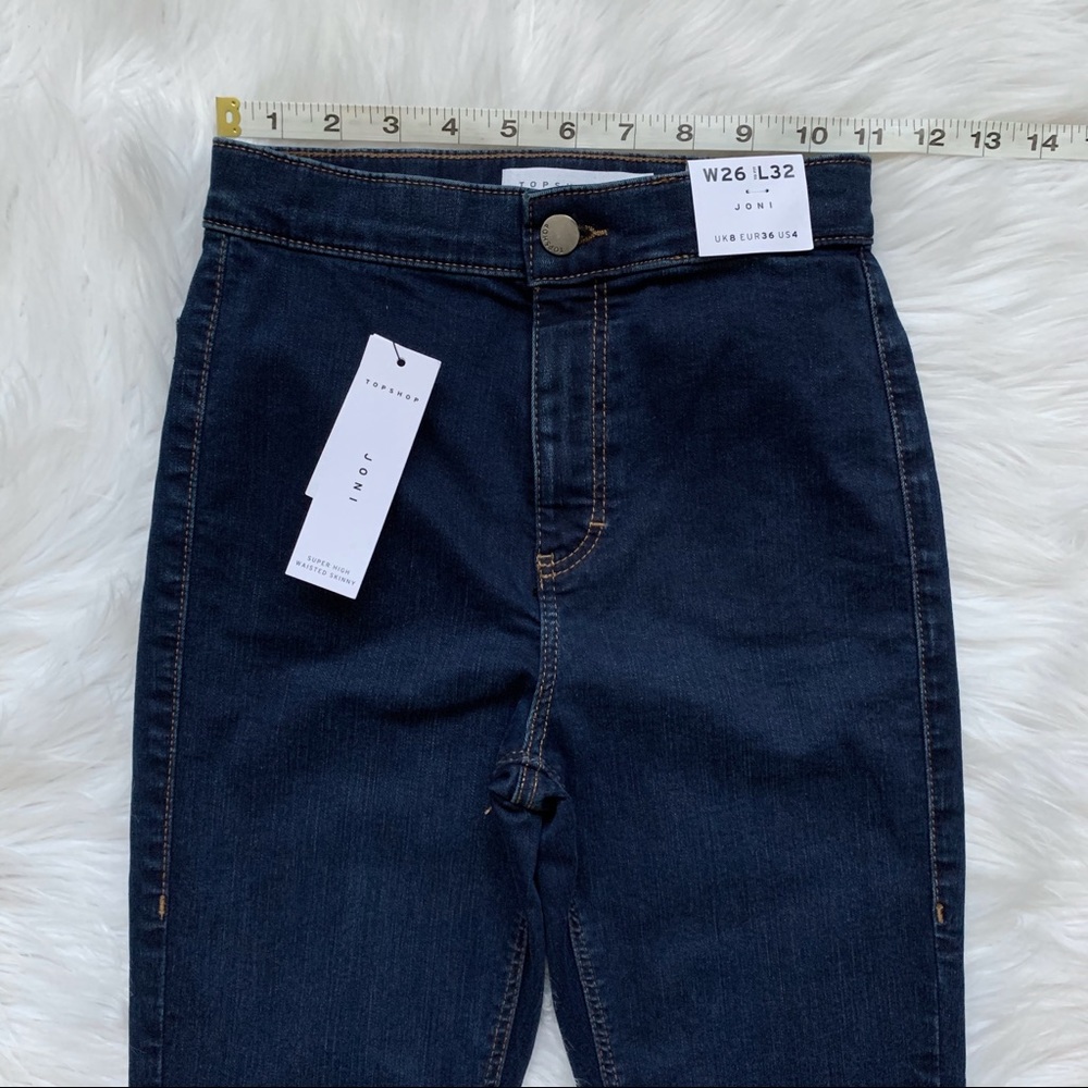 TOPSHOP Joni Super High Waisted Skinny Jeans! - Picture 5 of 7